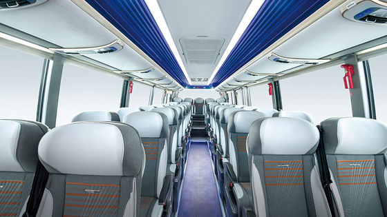 40 lugares King Long Travel Coach Buses Certificado CCC / VCA para Aeroporto