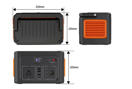 Gerador solar de lítio LFP exterior 404Wh 400W Armazenamento de potência de saída